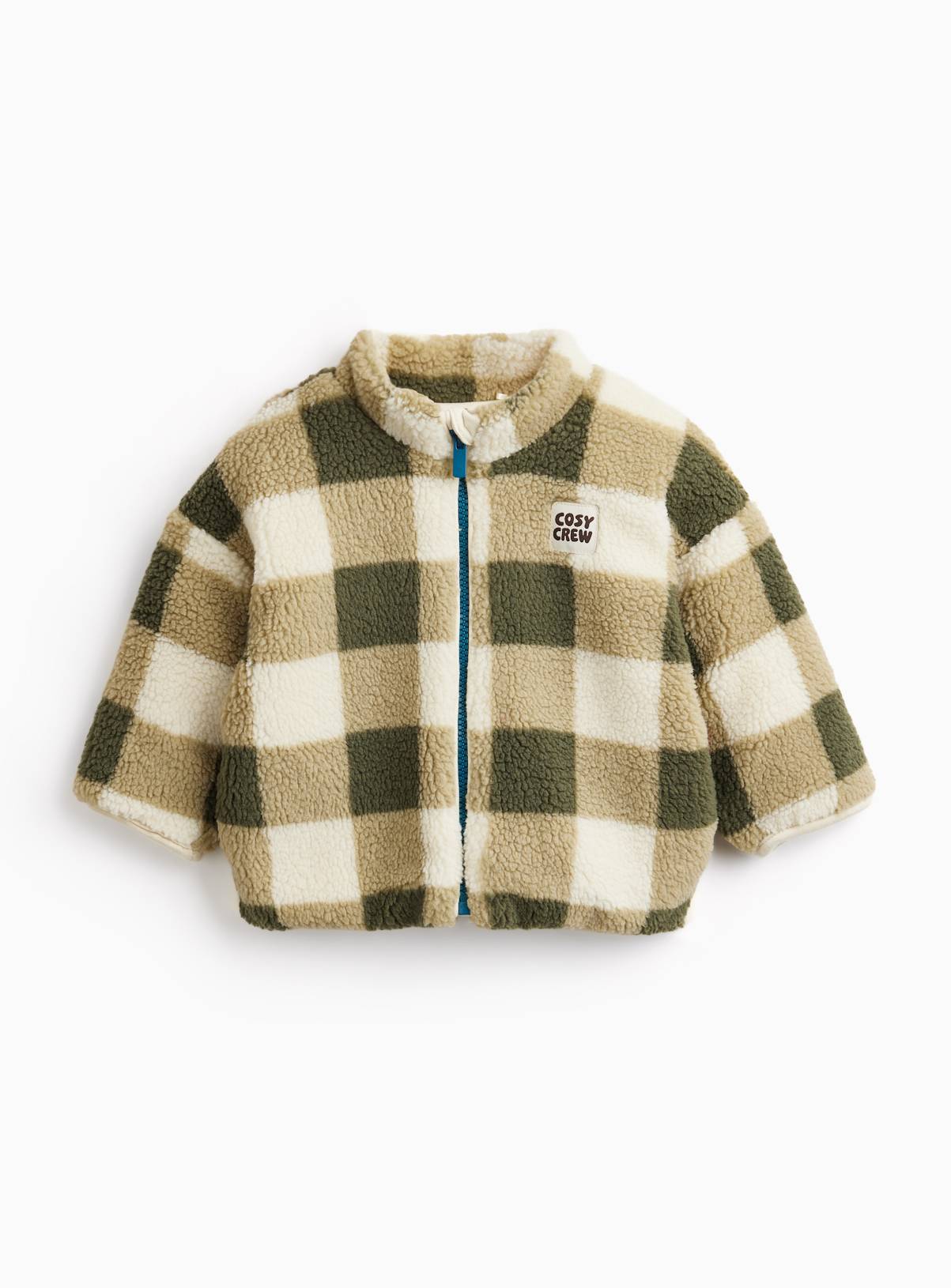 Check Borg Jacket 3-6 months - Image 1